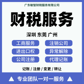 東莞南城區(qū)公司代理代辦服務(wù) 一站式工商稅務(wù)代理、做賬報稅解決方案